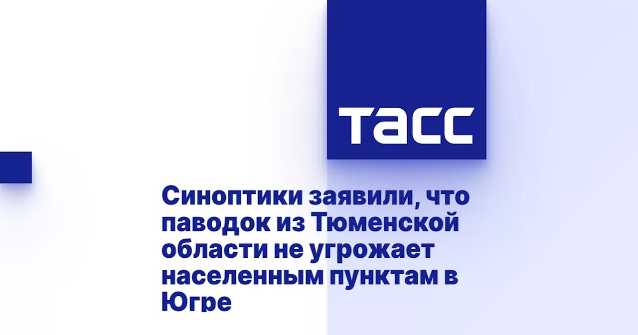 Синоптики заявили, что паводок из Тюменской области не угрожает населенным пунктам в Югре