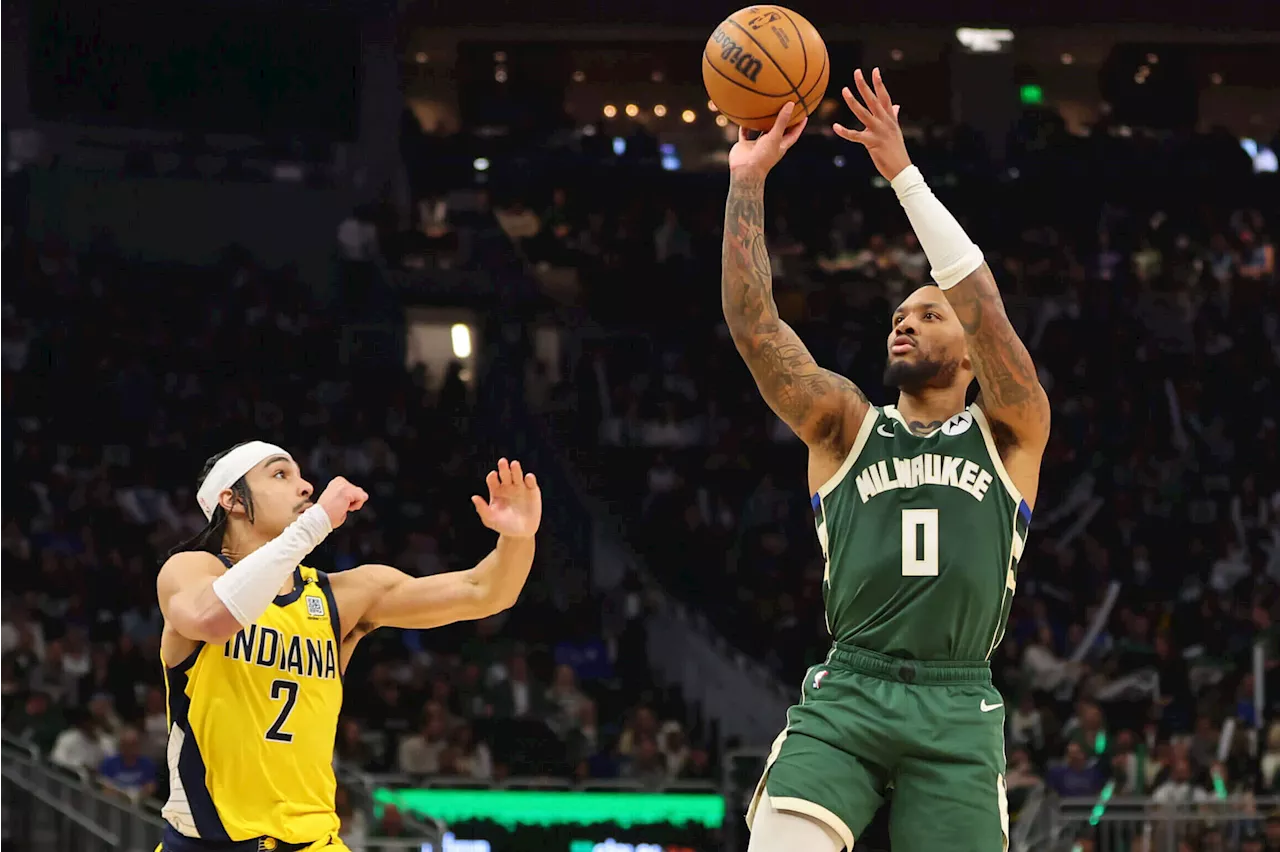 How Damian Lillard and Bucks landed the first blow in Game 1 against Pacers