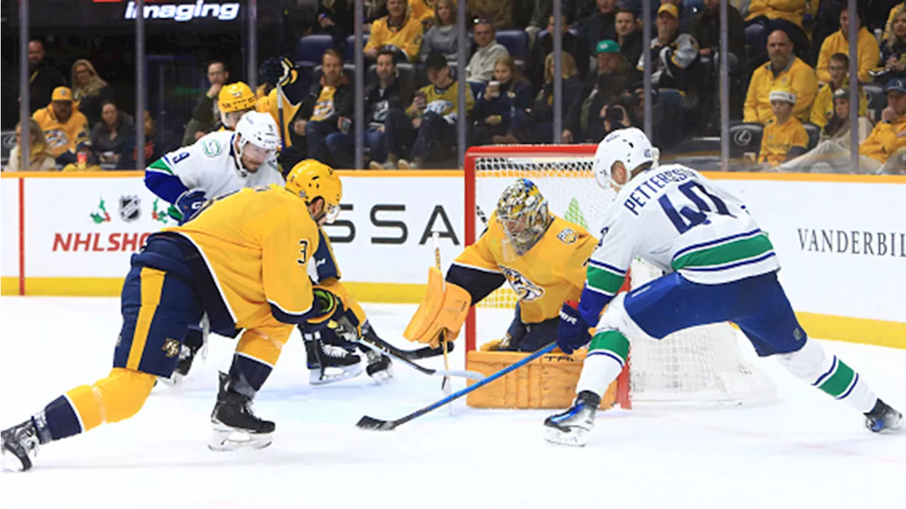 Nashville Predators vs. Vancouver Canucks | 2024-04-21