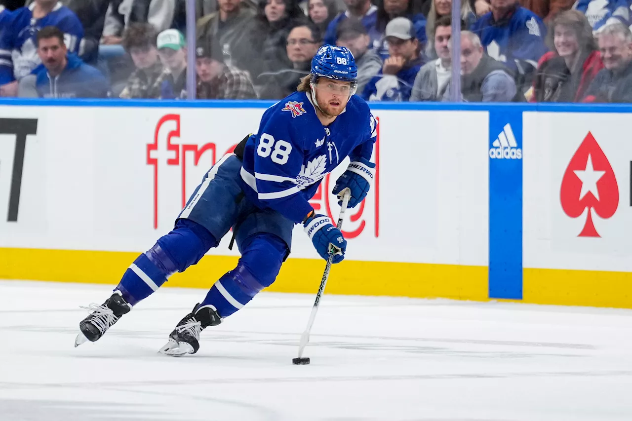 Nylander skates, but not participating in line rushes at Maple Leafs practice