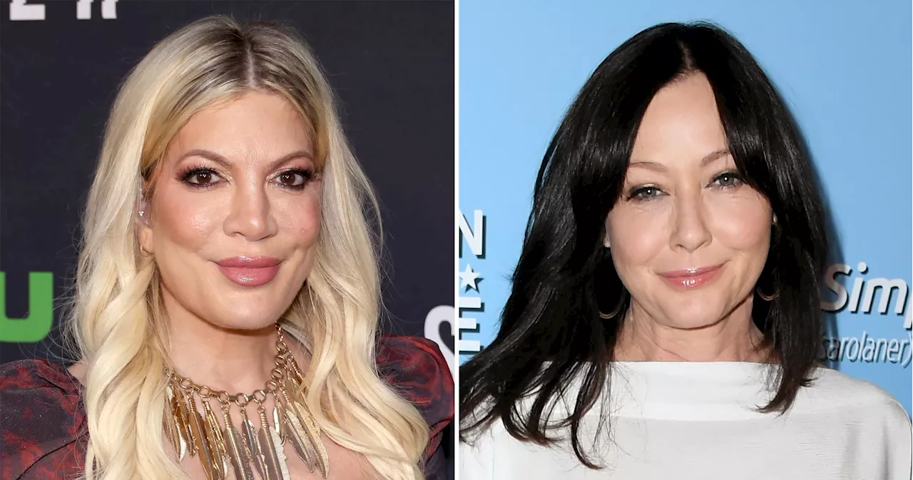 Shannen Doherty Borrowed the Dress Tori Spelling Lost Her Virginity in