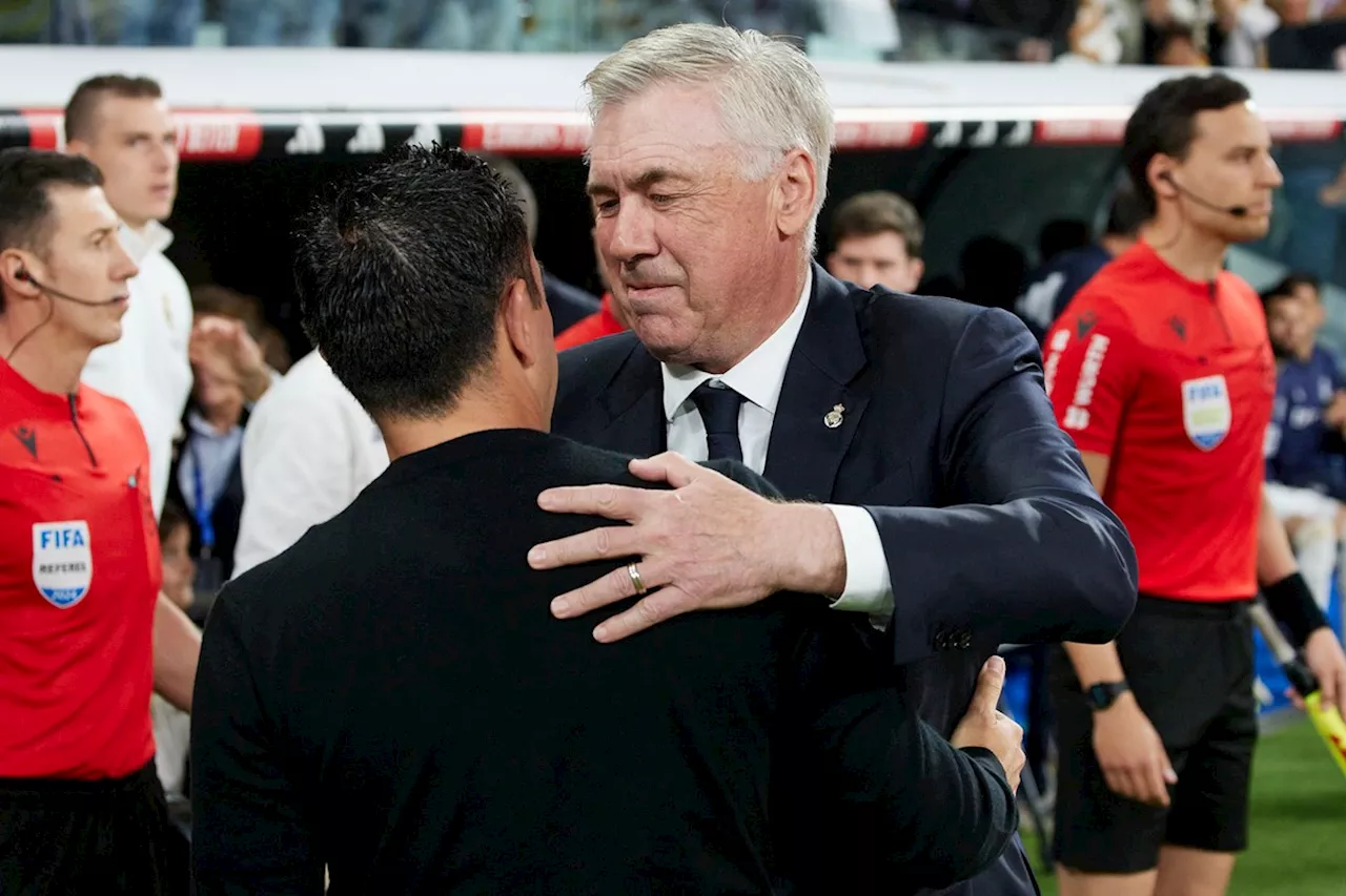 Ancelotti reageert op kritiek van Xavi en onvrede Vinícius na wissel