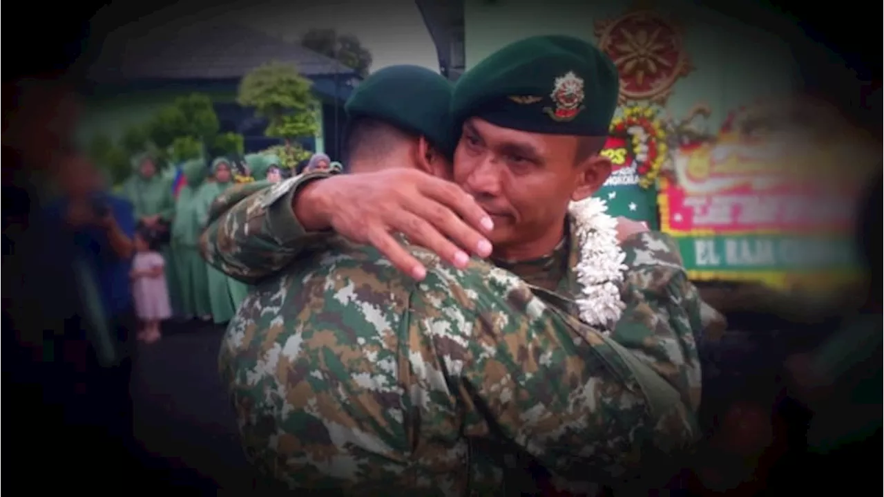 Tinggalkan Pasukan Tengkorak Kostrad TNI, Raja Aibon Menangis di Pelukan Prajuritnya