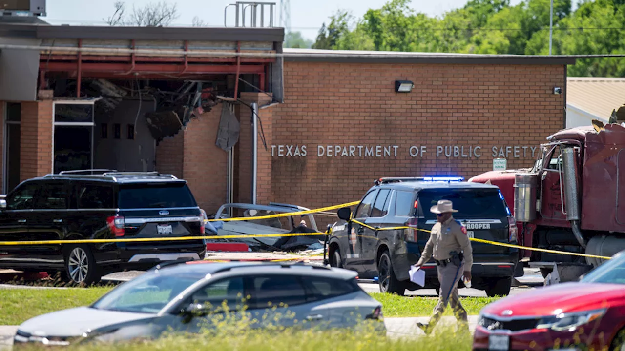 Second person dies after intentional crash into public safety building in Texas, DPS says