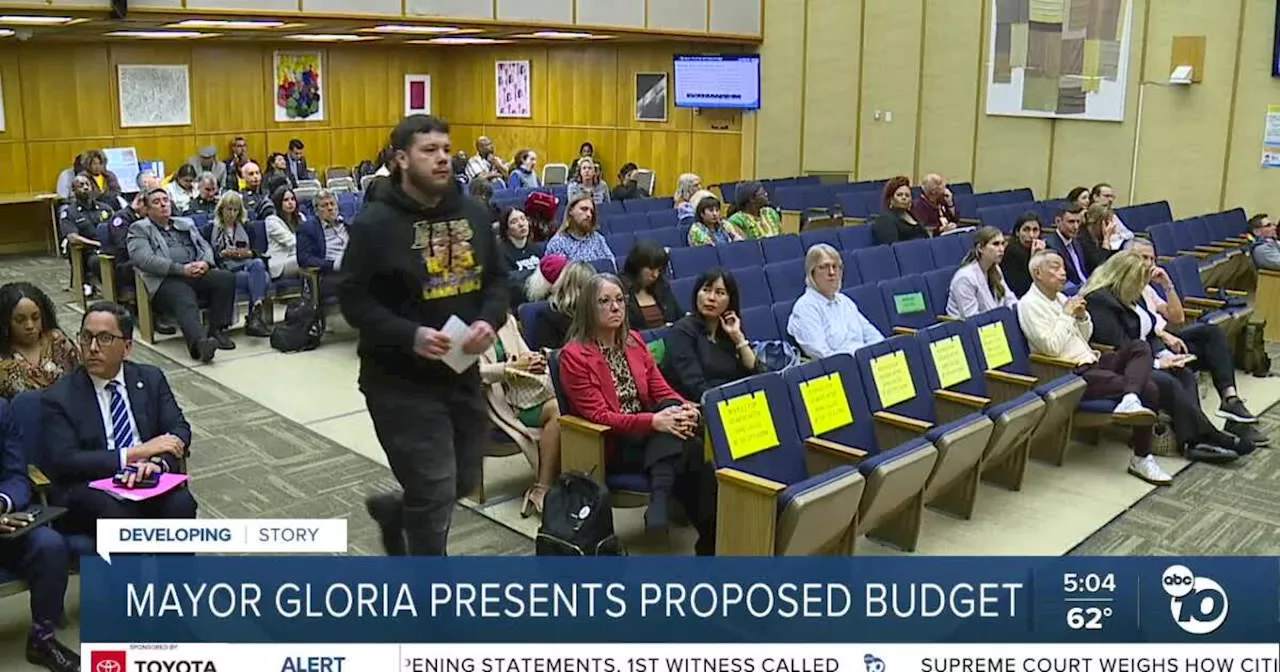 Mayor Todd Gloria presents $5.6 billion budget proposal to city council