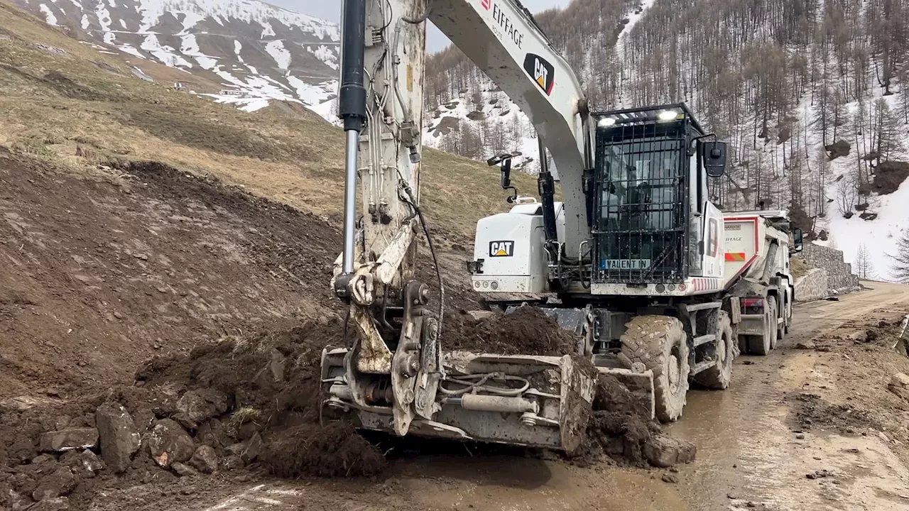 Alpes-de-Haute-Provence: le col d'Allos en travaux en prévision de la saison estivale