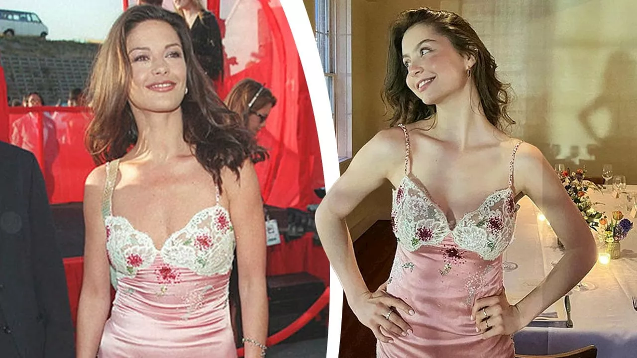 Carys Douglas in Catherine Zeta-Jones’ Kleid: Mamas Kleiderschrank ist toll!