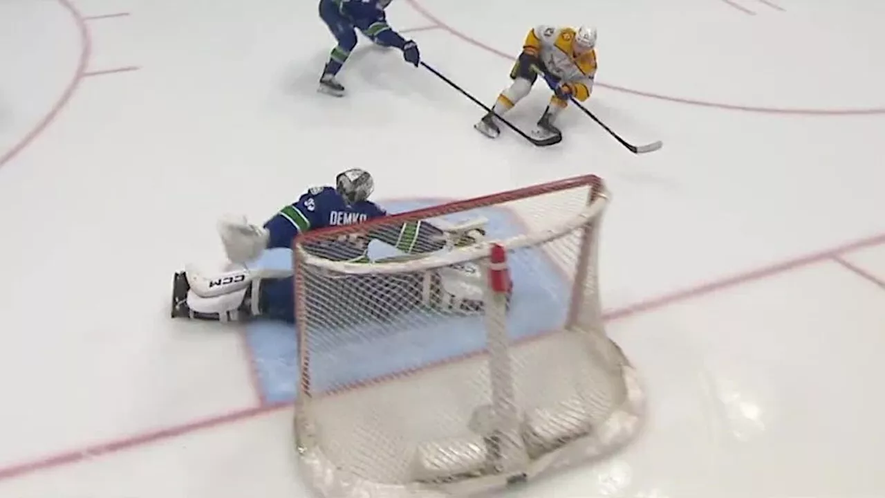 Thatcher Demko injured, out for Game 2 between Canucks and Predators
