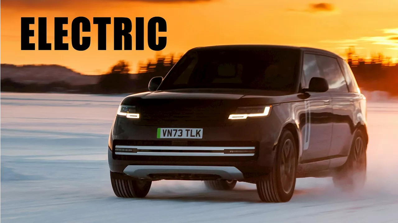 Range Rover Electric Shown In Official Photos, Innovative Traction Control To Enhance Driving Experience