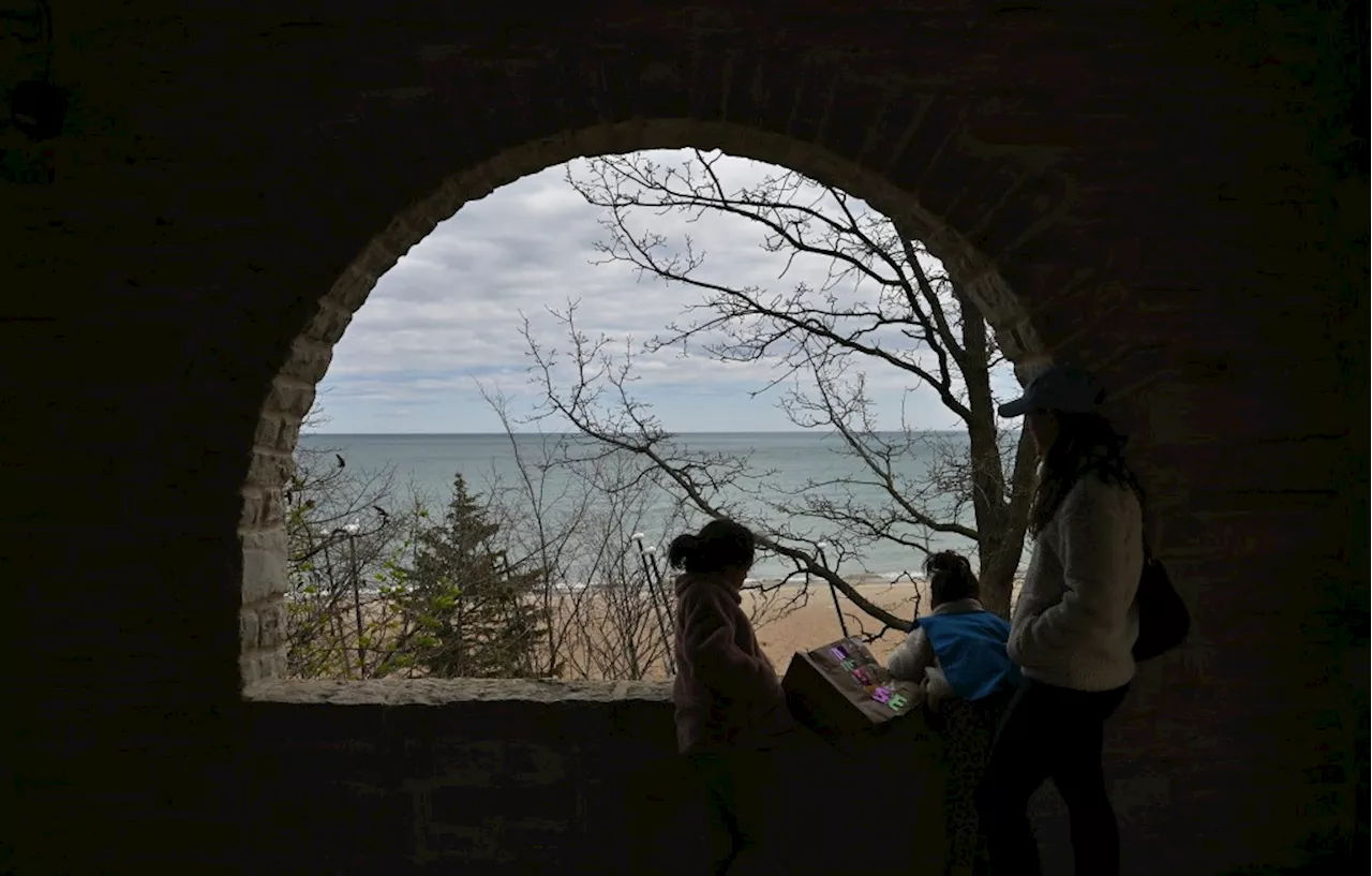 Children and adults collaborate as volunteers at Glencoe’s Earth Day clean up