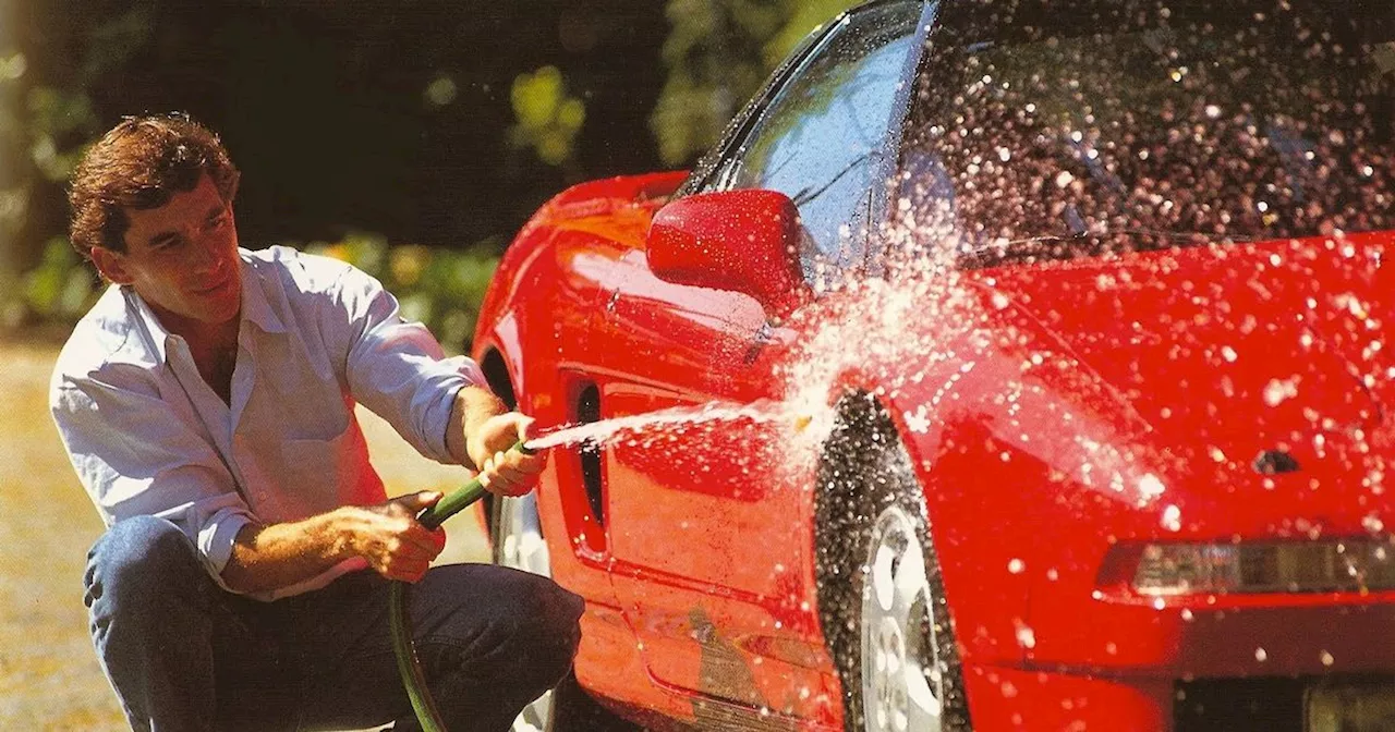 Ayrton Senna's stunning red Honda NSX - is up for sale for £500k