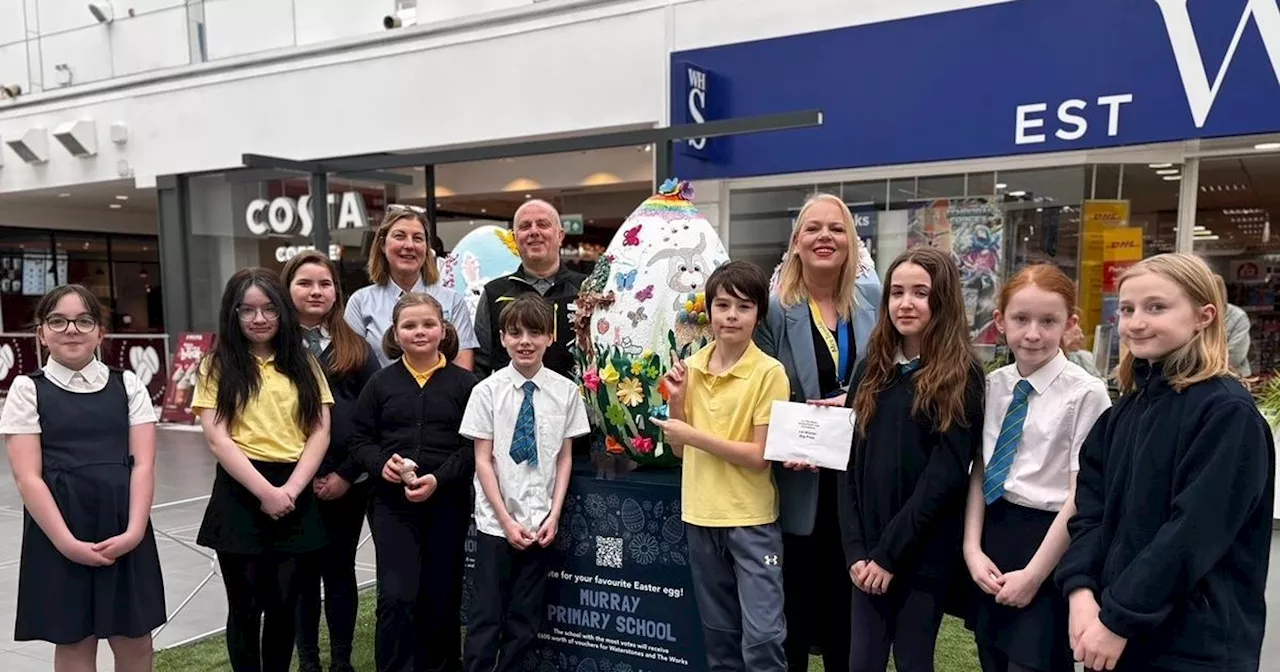 Murray Primary School scoop top prize in town centre Easter art competition