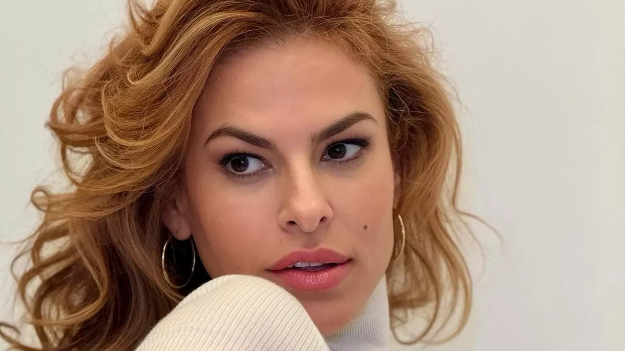 Eva Mendes, 50, displays her gorgeous complexion in stunning selfies - after long-time partner Ryan...