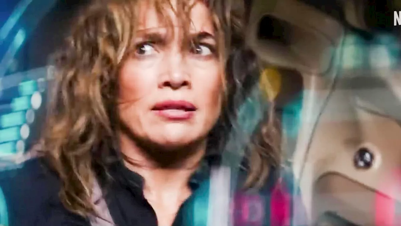 Jennifer Lopez looks terrified in new trailer for Atlas