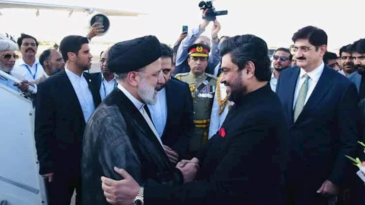 Iranian President Raisi arrives in Karachi for final leg of Pakistan visit