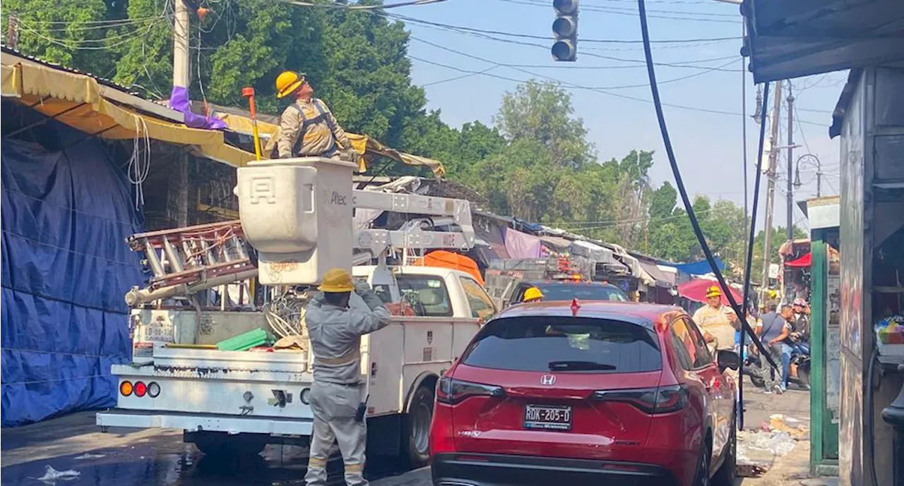 Hombre se electrocuta en calles del Centro Histórico de la Ciudad de México