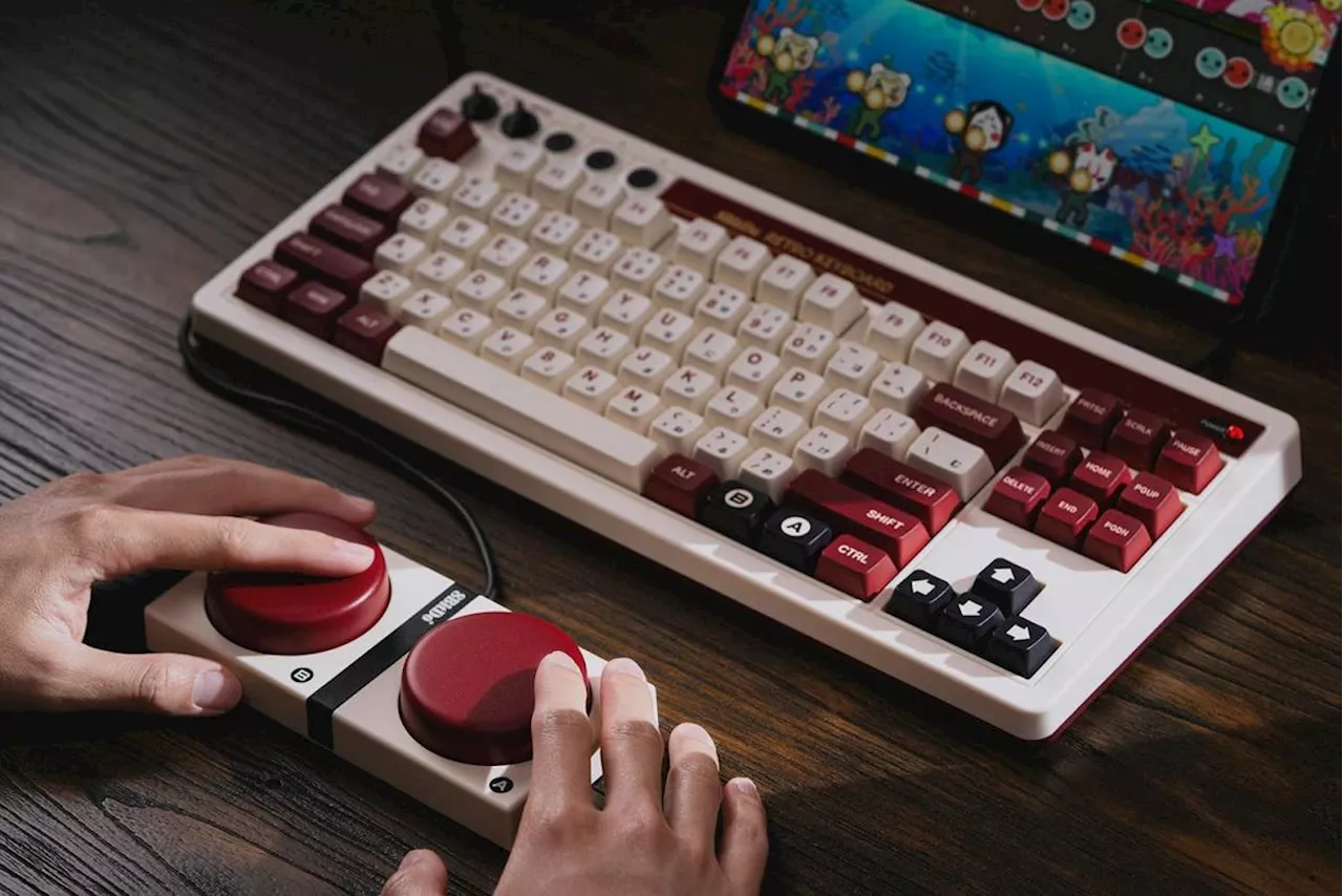 8BitDo's Nintendo-style Retro Mechanical Keyboard hits a new low of $70 at Woot