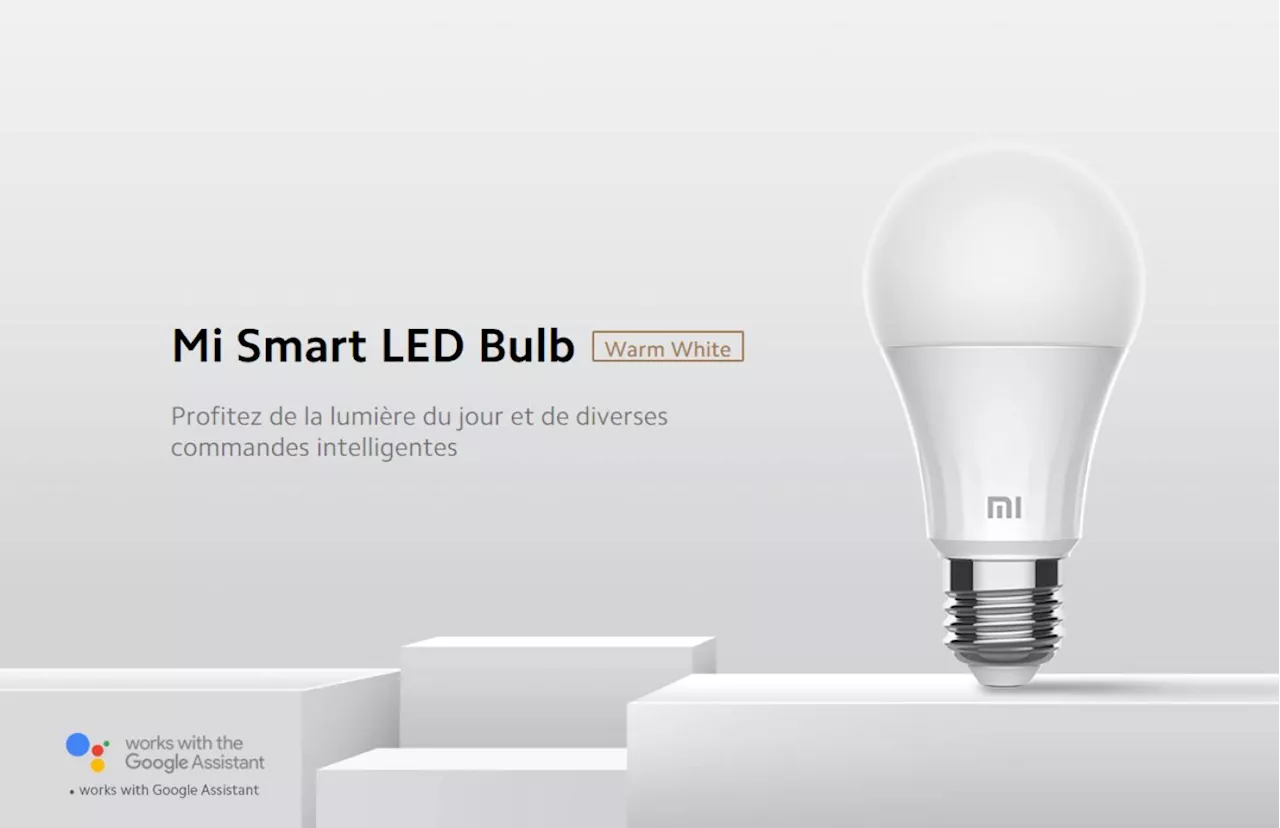 En promo à moins de 7 €, cette ampoule connectée Xiaomi devient un excellent choix