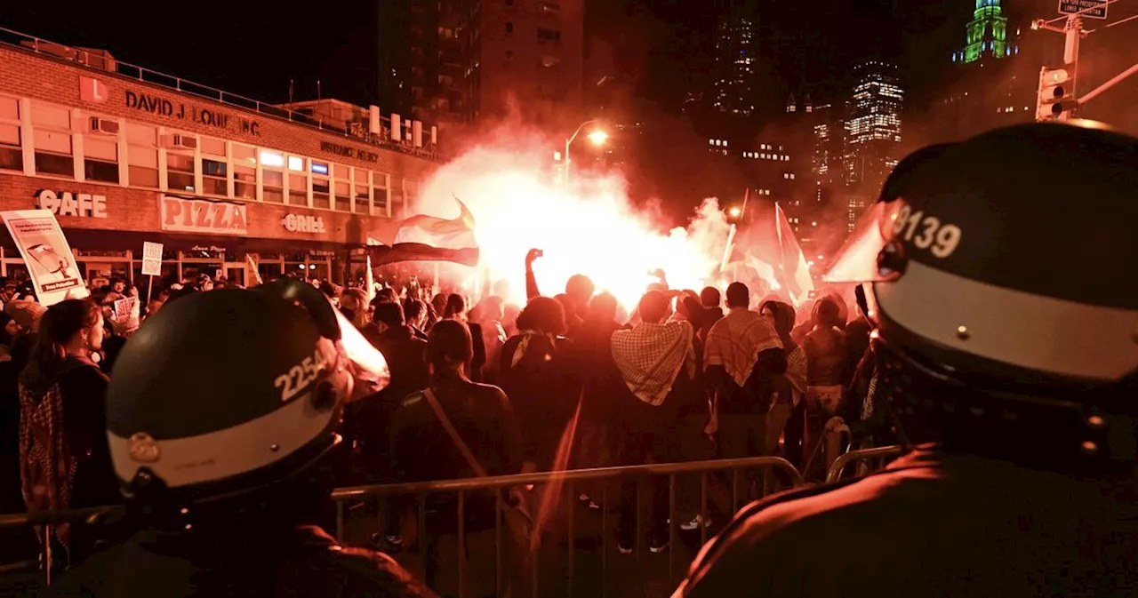 More Than 100 Arrested At NYU Protest As Cops Tear Down Pro-Palestinian Encampment