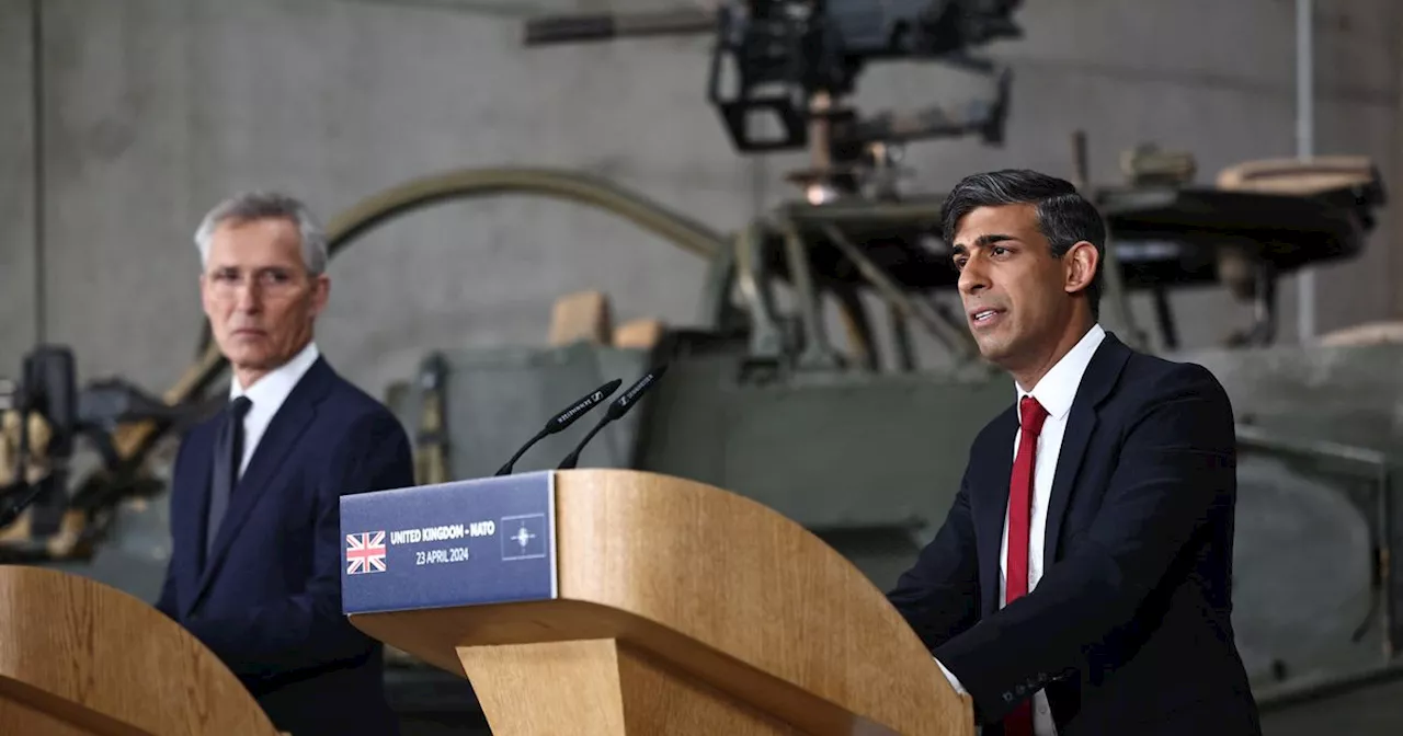 Rishi Sunak Blocks Journalist's Question To Nato Chief About UK's New Defence Spending Pledge