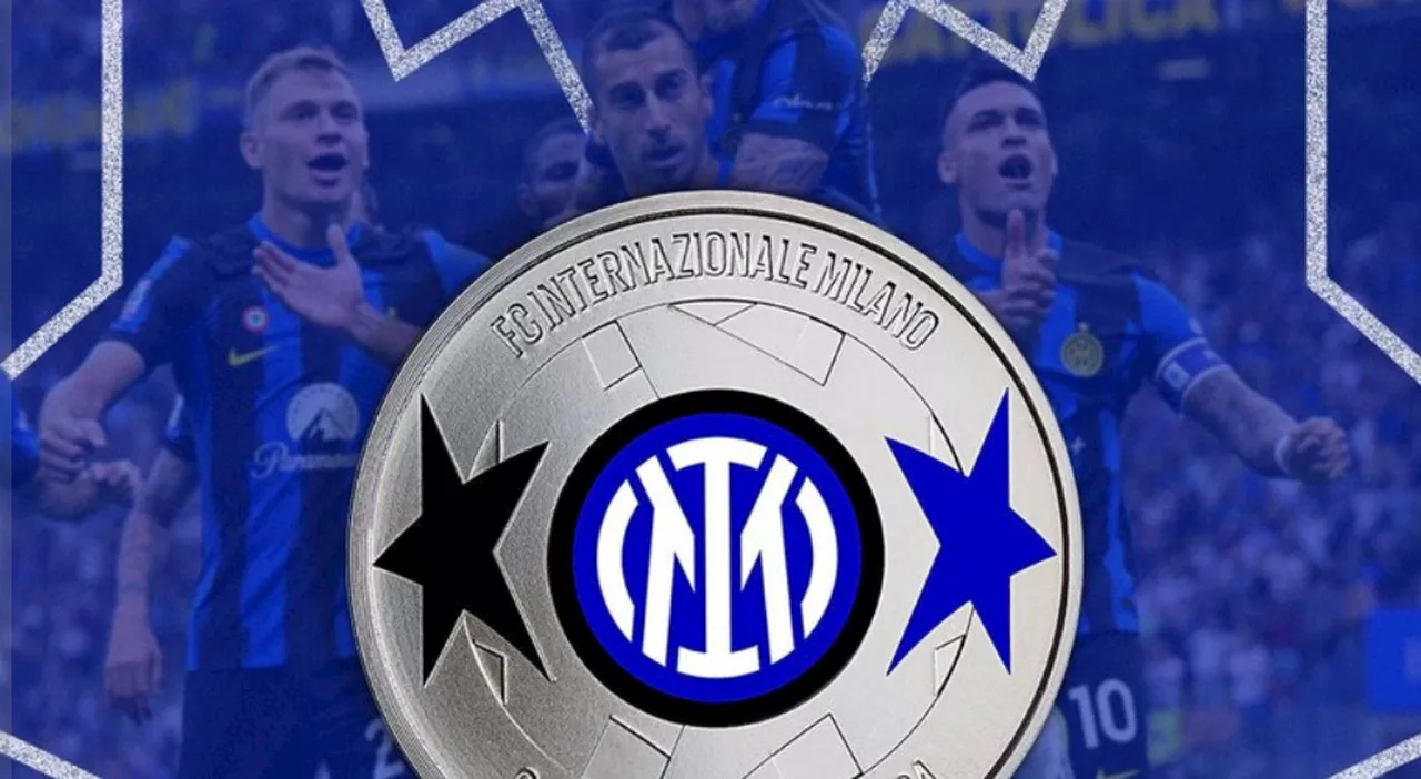 Scudetto Inter, ecco la medaglia d'argento insieme alla Zecca dello Stato