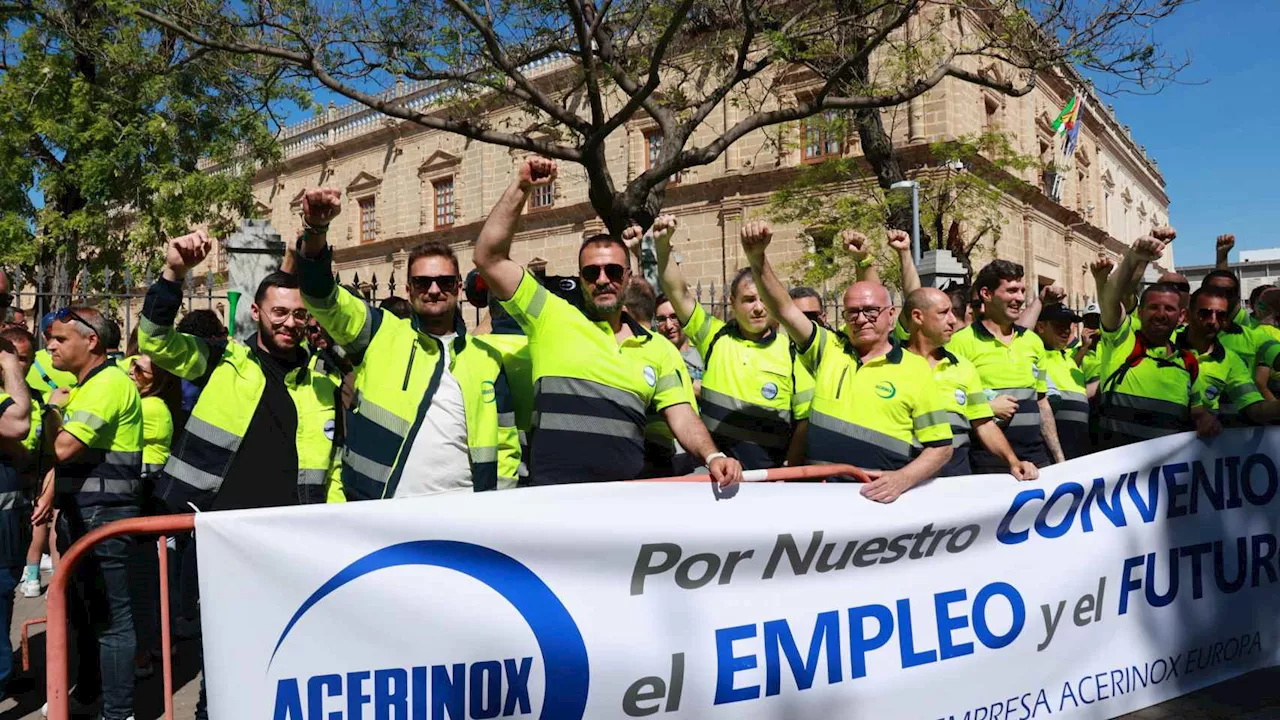 La negociación entre Acerinox y el Comité de Huelga se da por 'bloqueada y suspendida temporalmente'