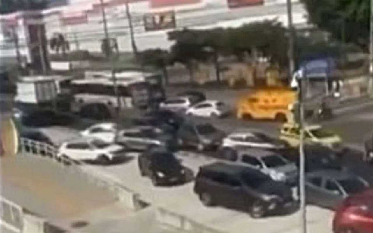 Arrastão assusta motoristas na Avenida Brasil, em Guadalupe