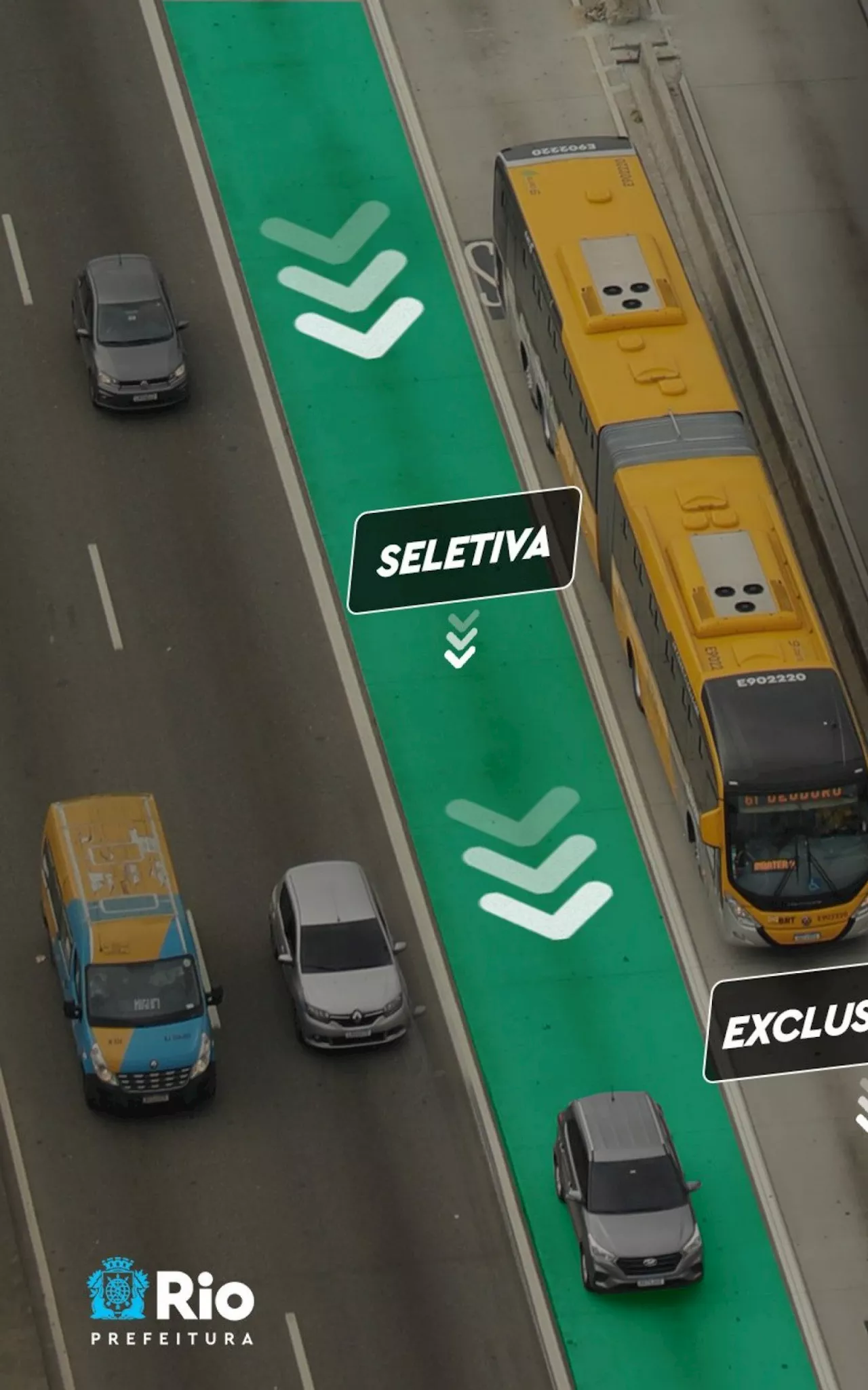 Faixa seletiva da Avenida Brasil tem flexibilização a partir desta terça-feira