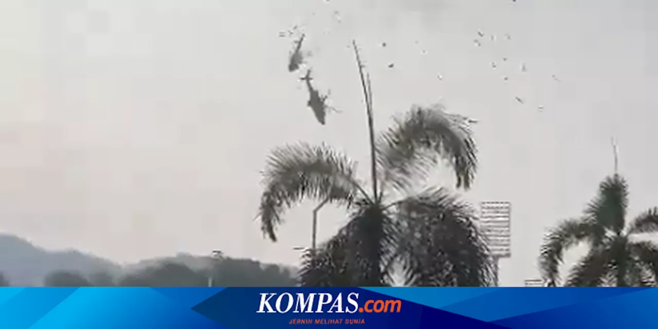 Video Viral Detik-detik 2 Helikopter Malaysia Tabrakan, 10 Orang Tewas