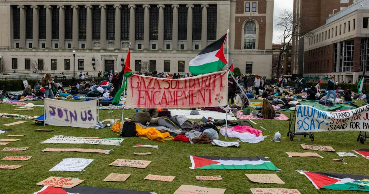 Columbia University shifts classes to remote-only after a wave of protests on campus