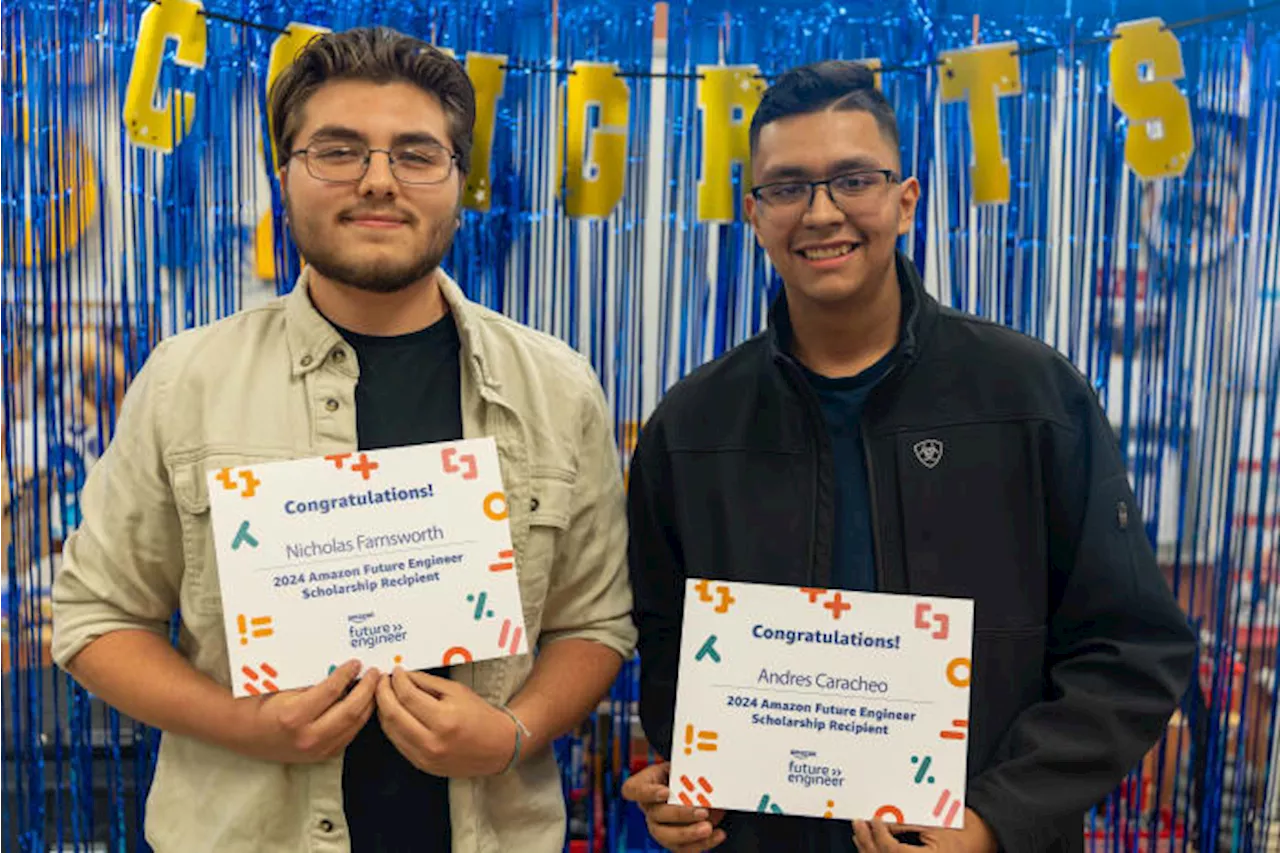 2 San Antonio-area students win $40K scholarship, paid Amazon internship