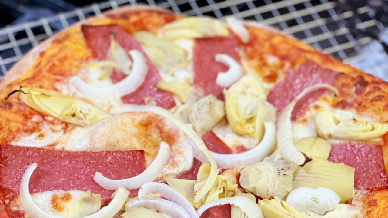 Cooking with Chef Bryan - Salami and Artichoke Heart Pizza