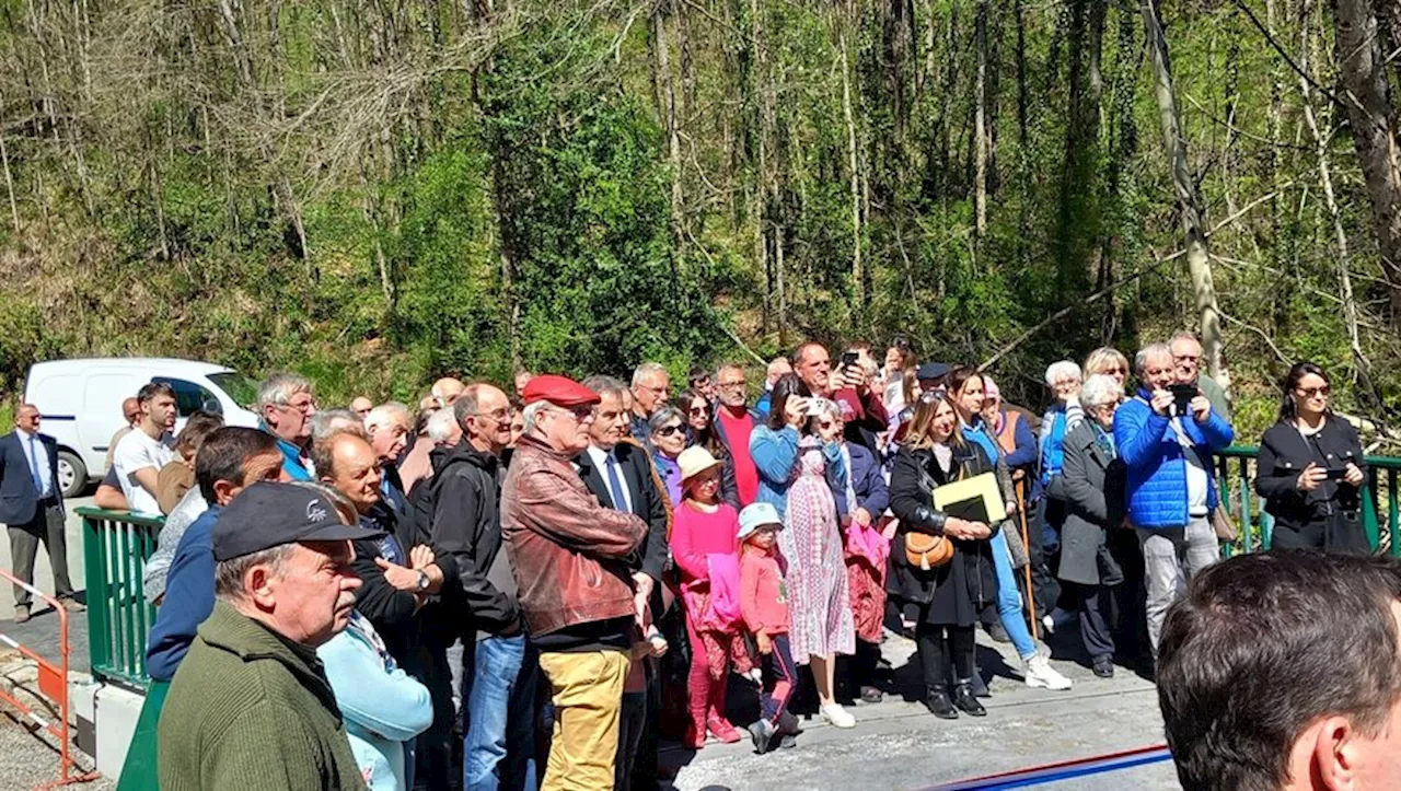 Le pont de la discorde, à cheval entre les frontières du Lot et du Cantal, enfin inauguré