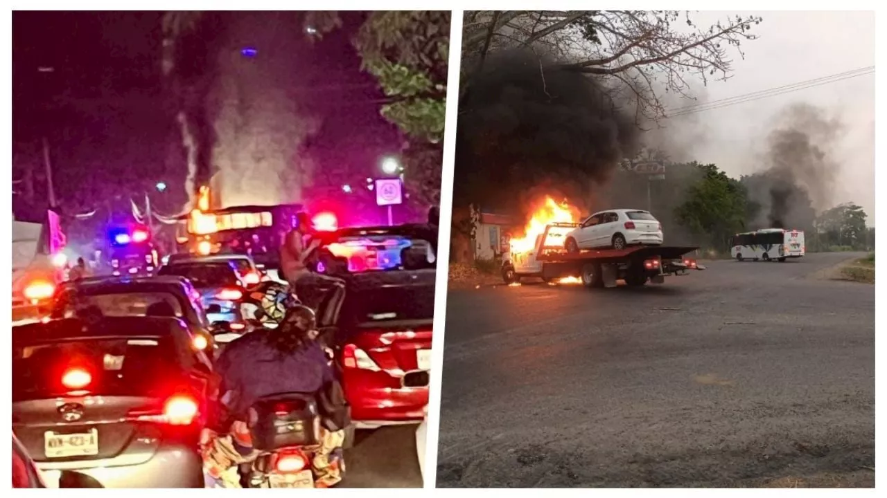 Violencia sacude Tabasco: incendian vehículos en 2 carreteras de Tabasco; esto sabemos