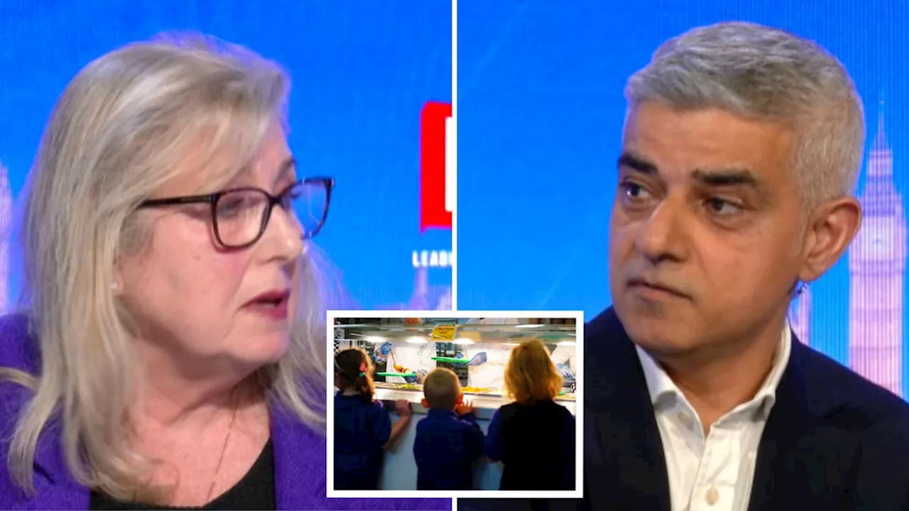 ‘No such thing as a free lunch’: Susan Hall and Sadiq Khan clash over free school meals at LBC Mayoral debate