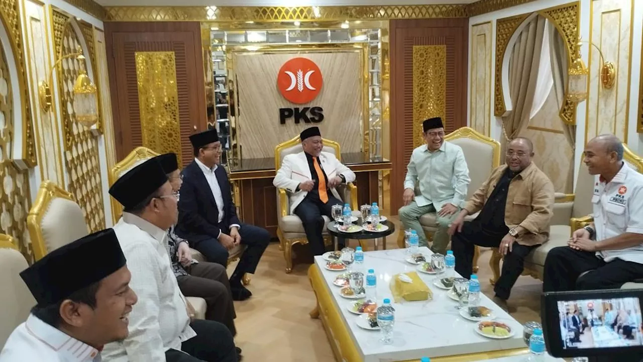 Anies-Cak Imin Datangi PKS Laporkan Pilpres Sudah Dijalankan Sampai Akhir Proses