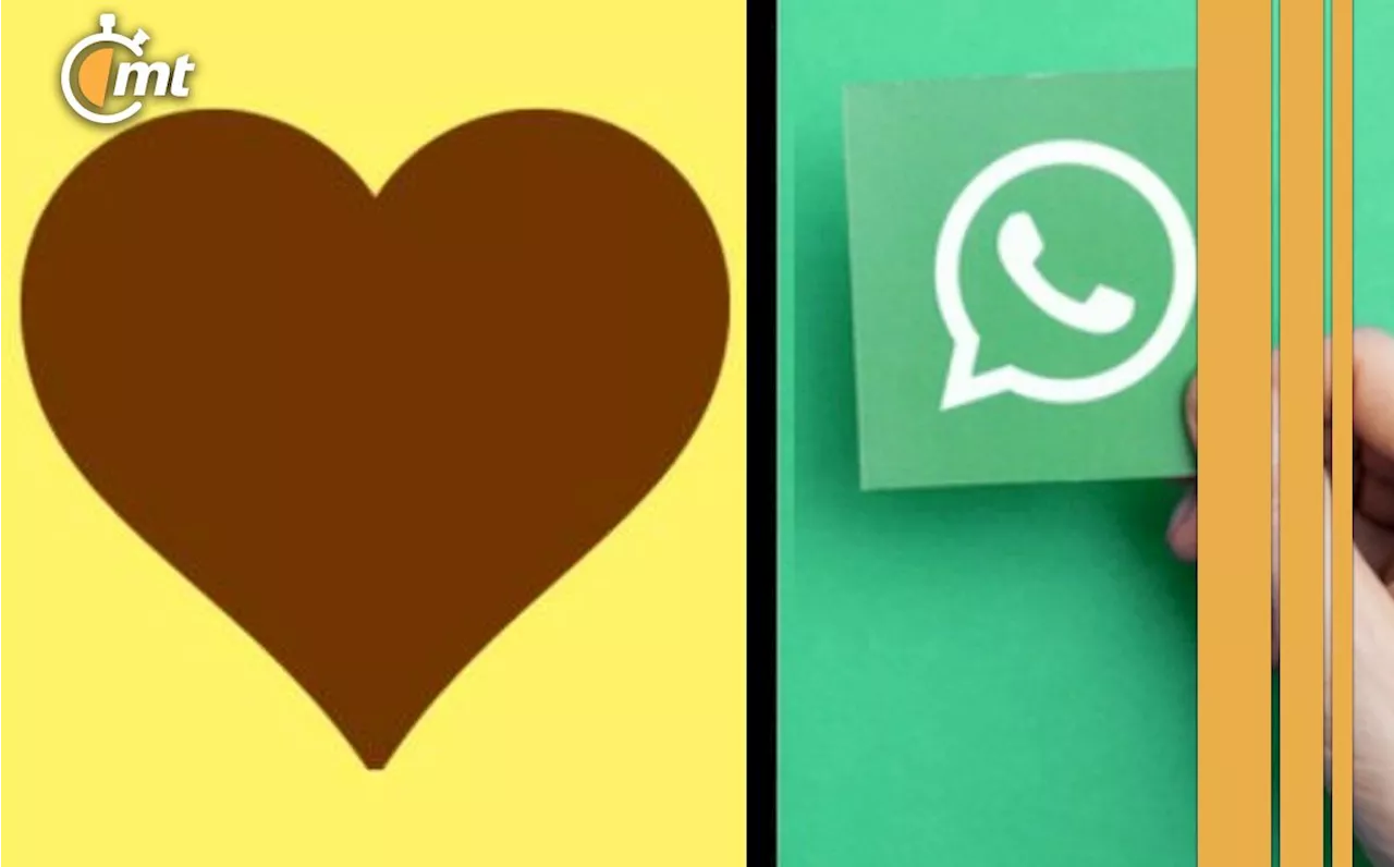 ¿Qué significa el corazón café en WhatsApp? Te decimos