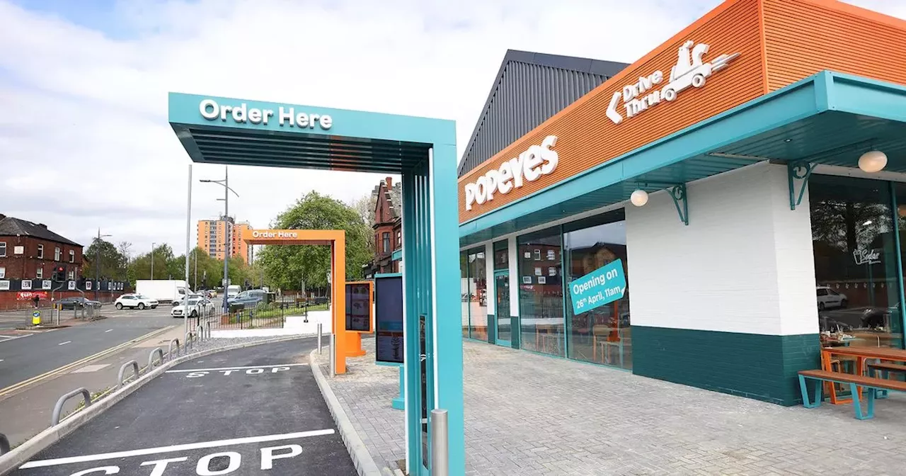 Popeyes opens Greater Manchester drive-thru and it's giving away free food