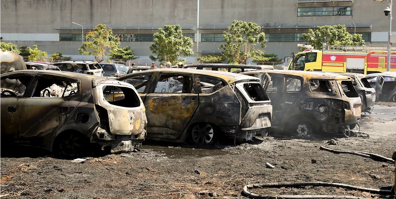 Park attendants, security personnel interrogated over NAIA-3 parking lot fire