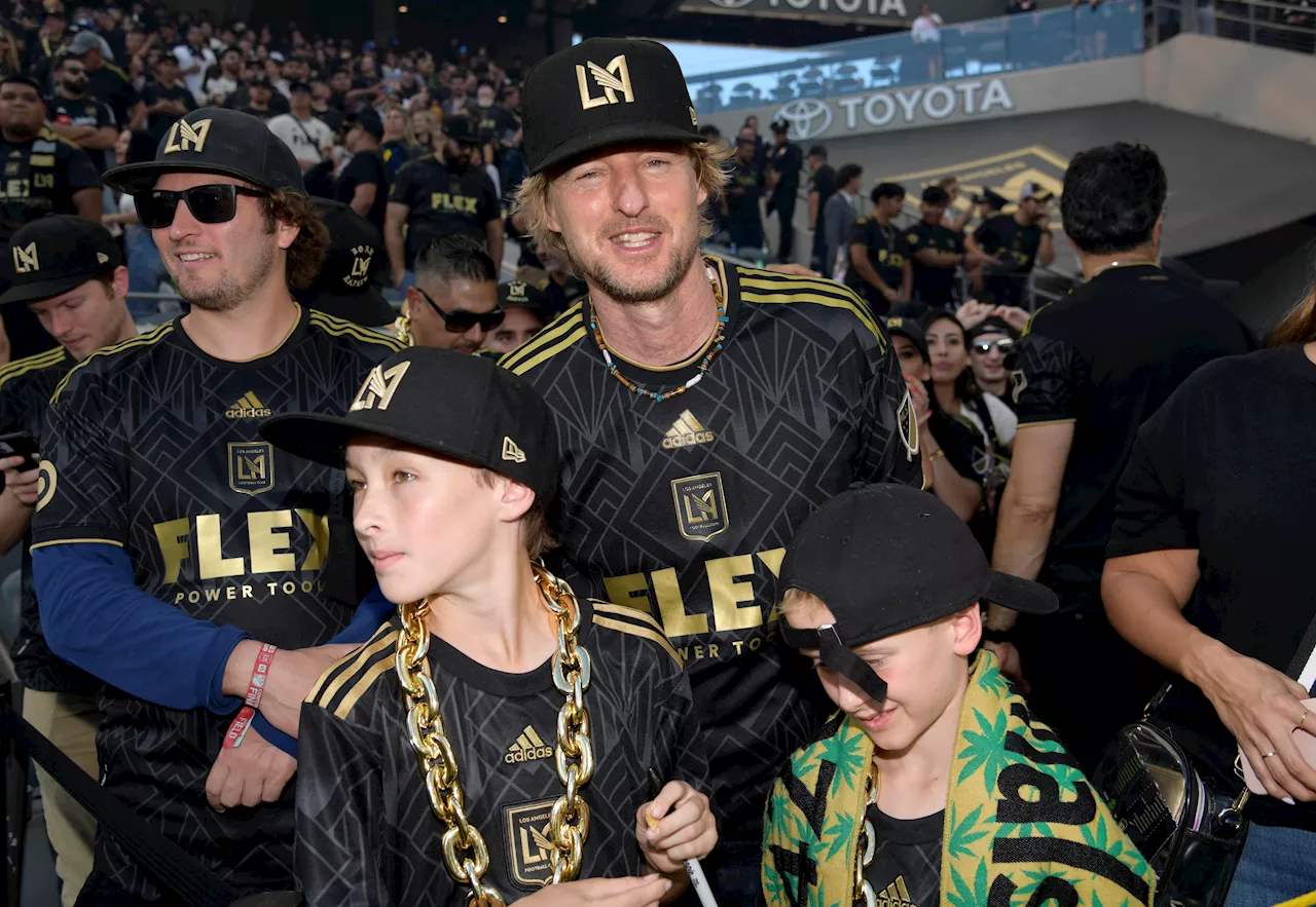 Owen Wilson and his children make rare appearance at L.A. soccer game