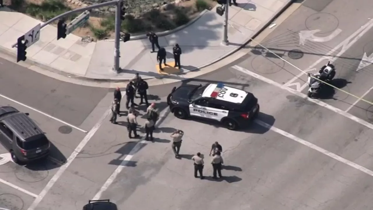 Suspect arrested in shooting of LA County deputy on motorcycle at West Covina stoplight