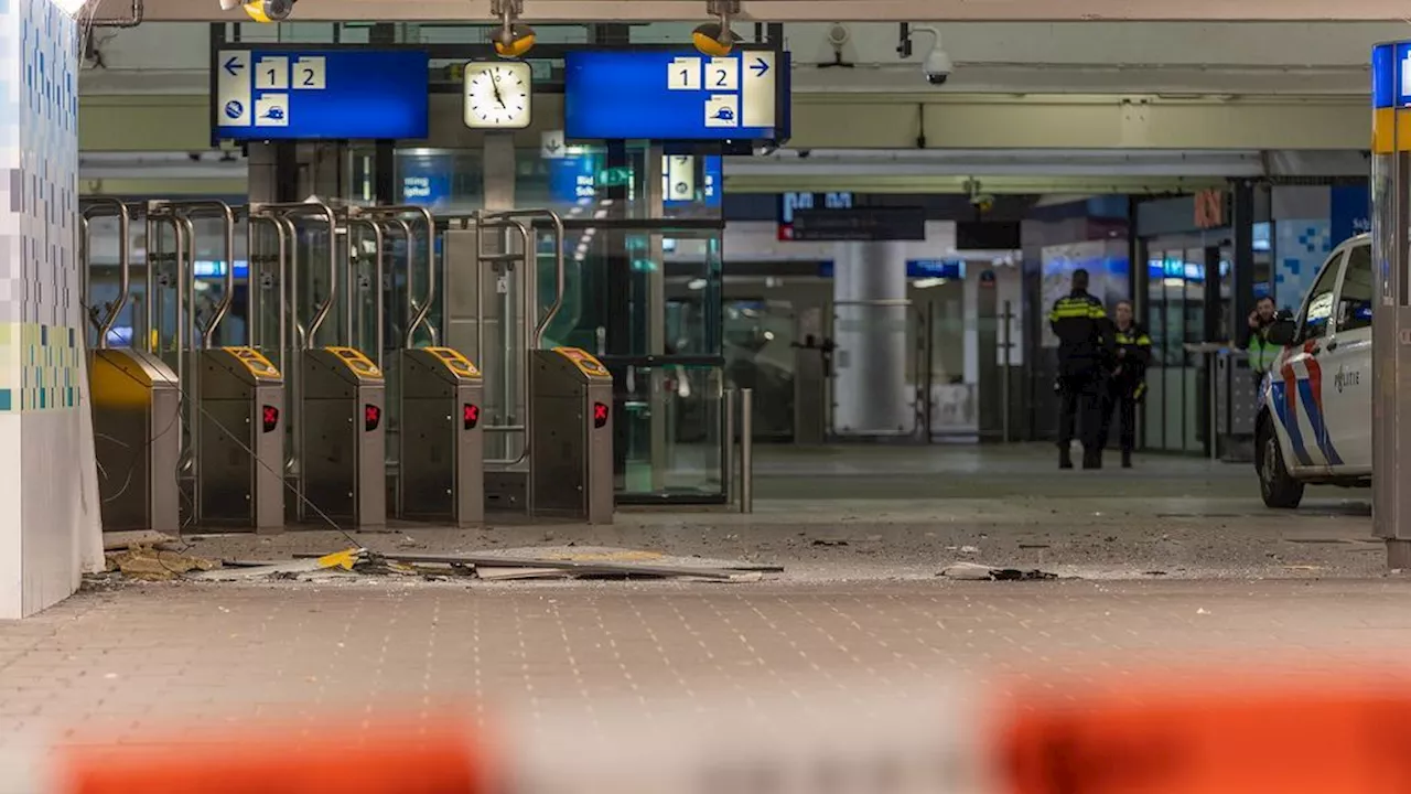 NS sluit meeste geldautomaten op stations uit angst voor plofkraken