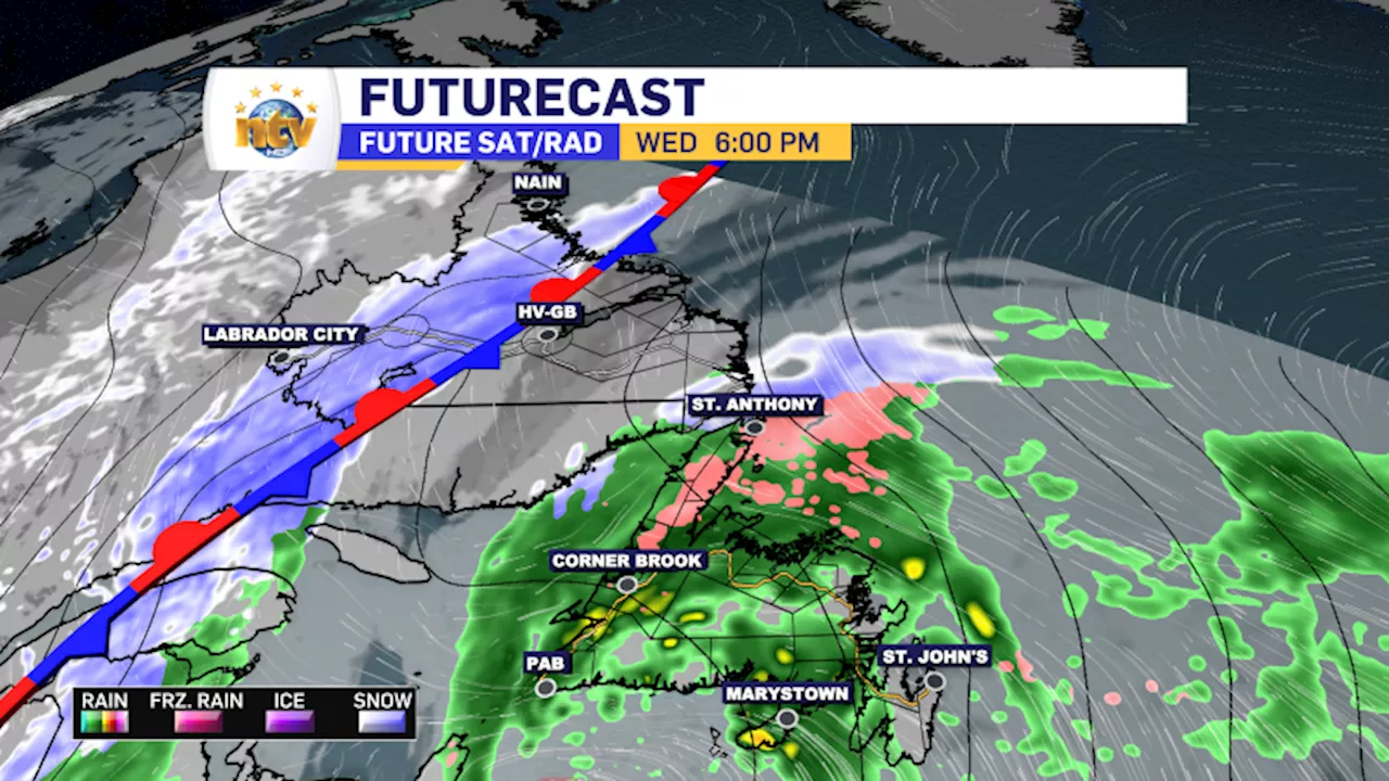 Tuesday evening’s forecast; more rain for the Island and snow for the Big Land