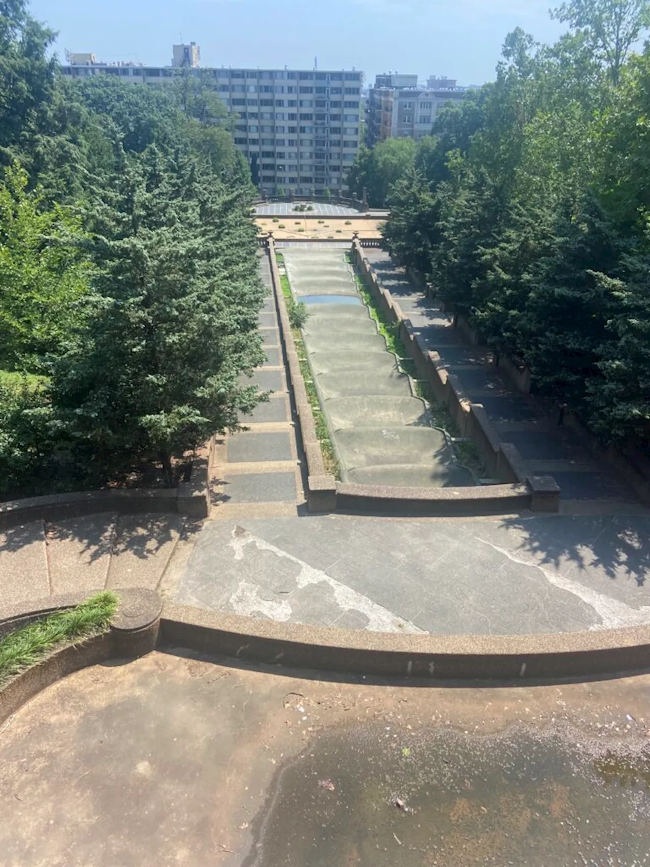 Still Waiting on the Meridian Hill/Malcolm X Fountain to be filled 2023 edition