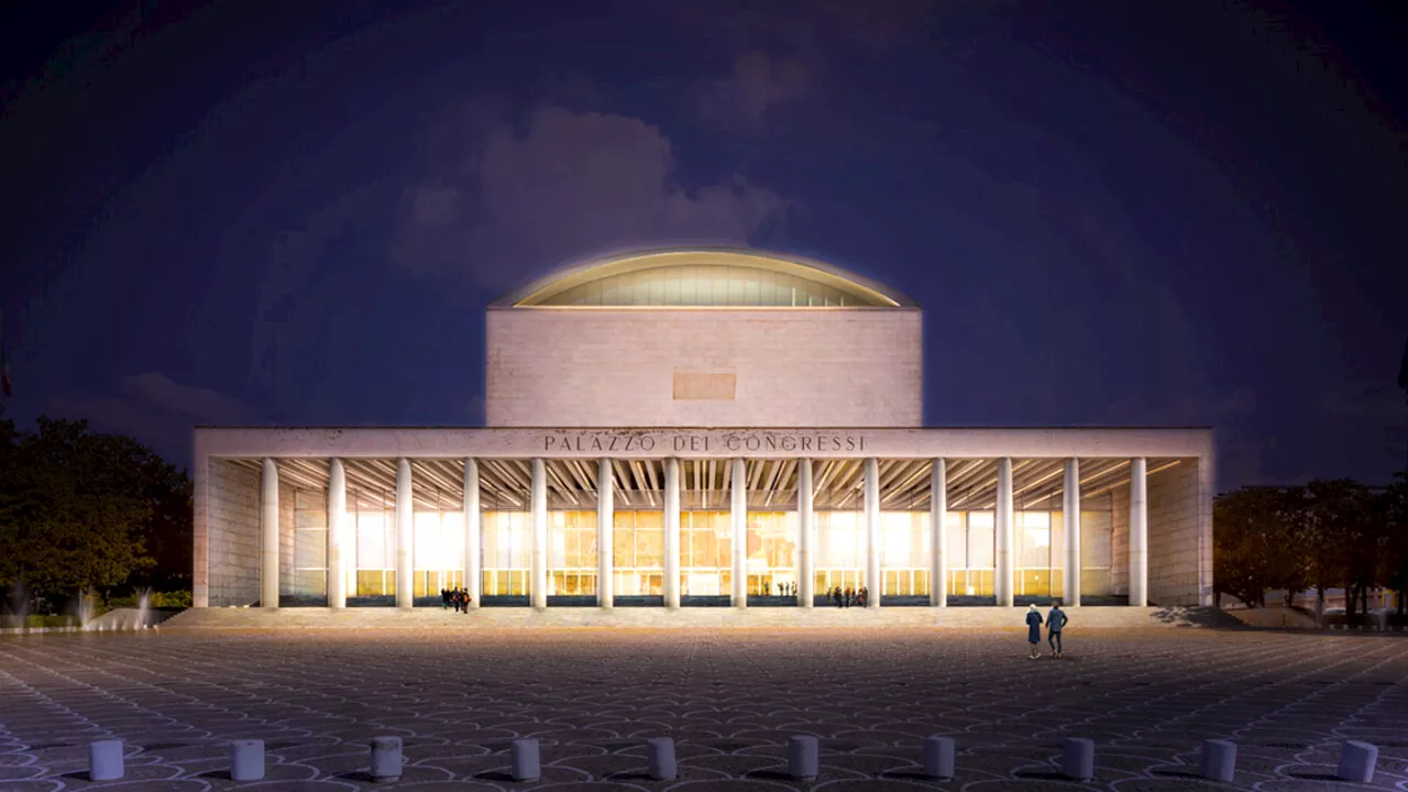 Così verrà completamente restaurato il Palazzo dei Congressi all'Eur