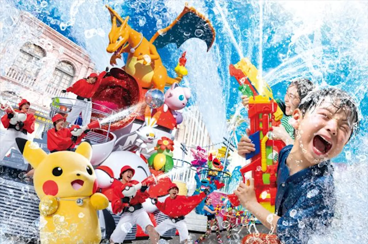 USJ、4年ぶり“びしょ濡れ”パレード復活 みずタイプのポケモン＆マリオらフロートから水発射【概要あり】