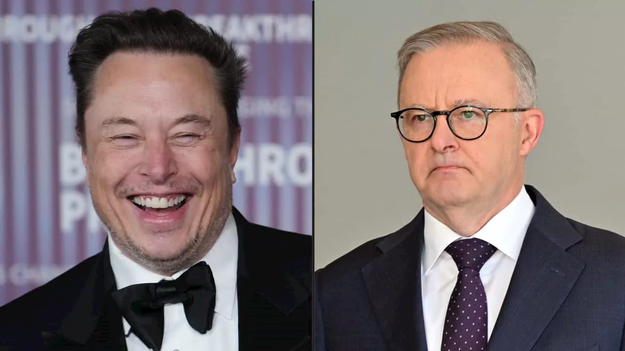 Anthony Albanese criticises 'arrogant' Elon Musk's response to Australia's X takedown order