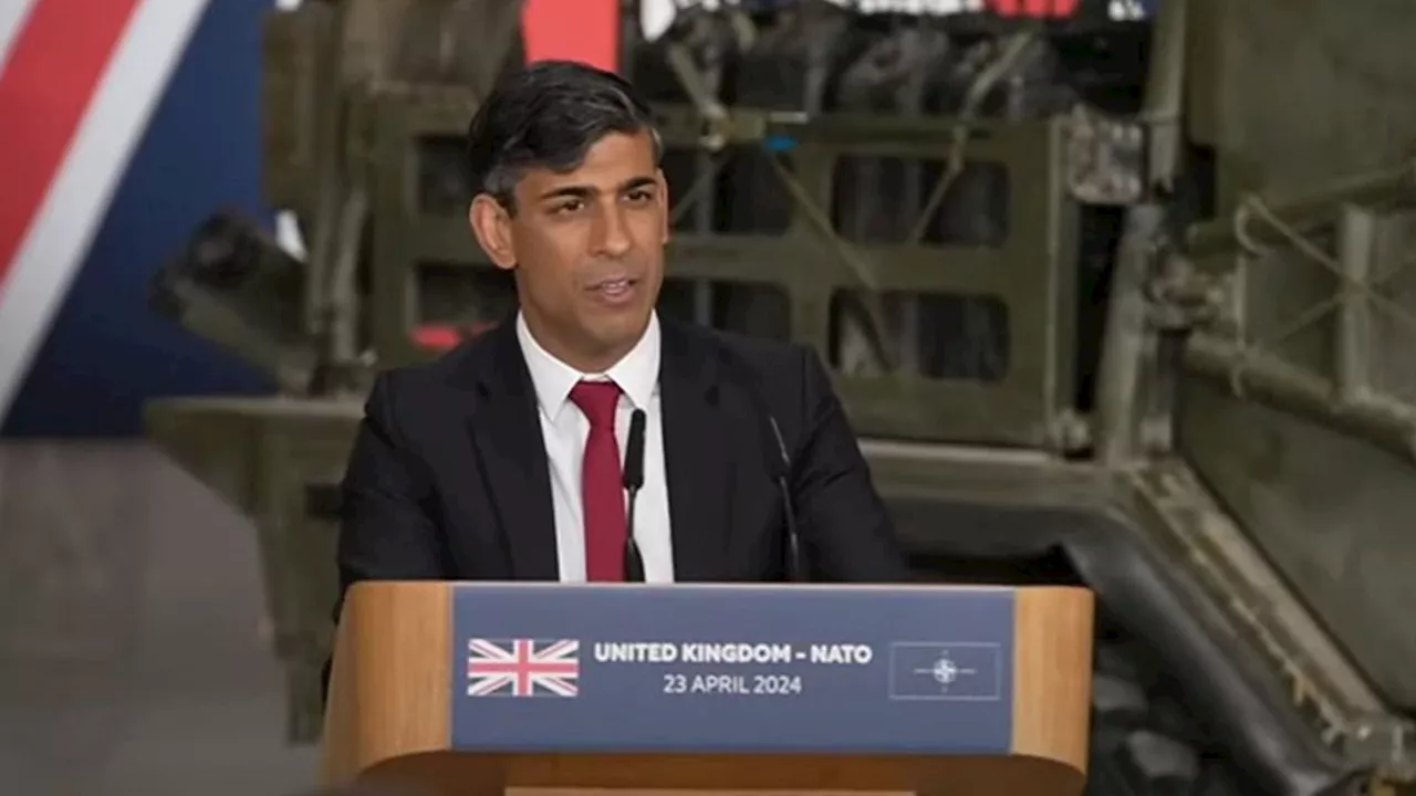 Politics latest: Rishi Sunak giving news conference after defence spending pledge revealed