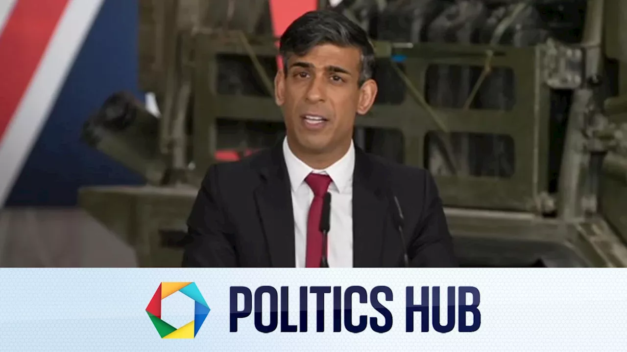 Politics latest: Rishi Sunak says Europe at 'turning point' as defence spending pledge revealed