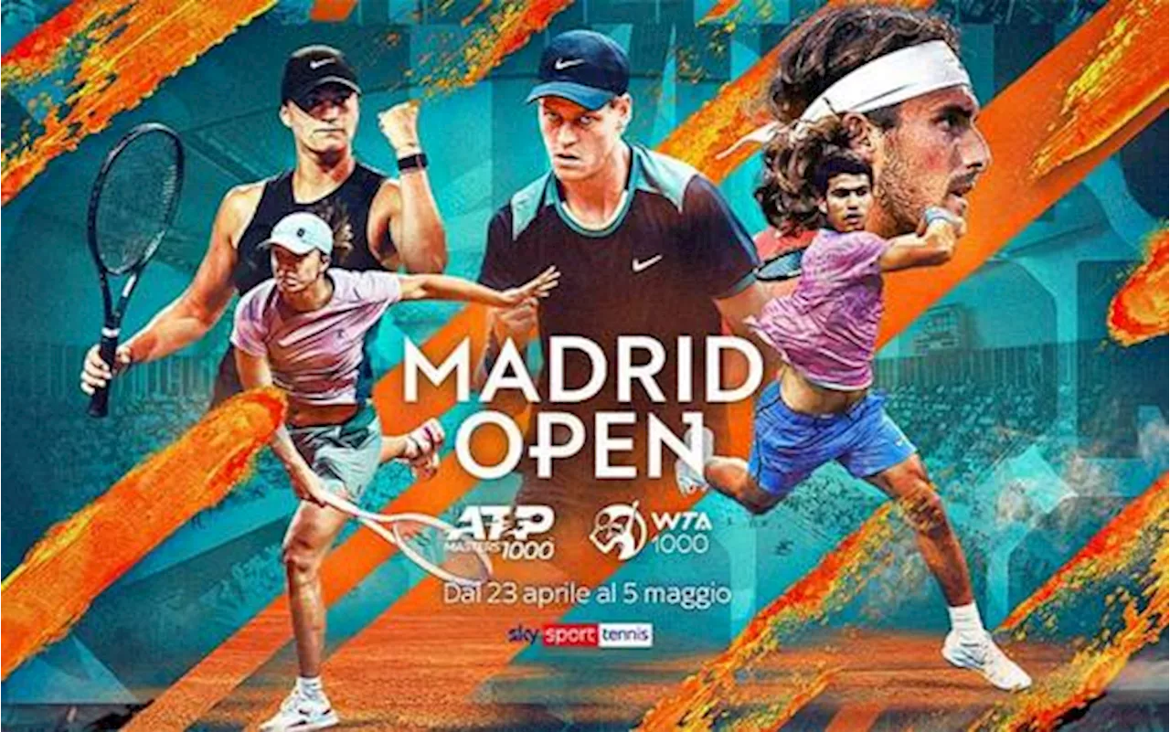 ATP Madrid, dove vedere il Masters 1000 in tv e streaming 